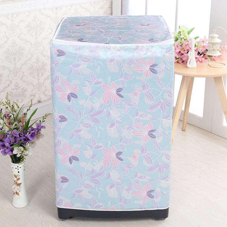 Kang's Satin Fabric Dust Cover for Vertical Pulsator Double Tub Washing Machines