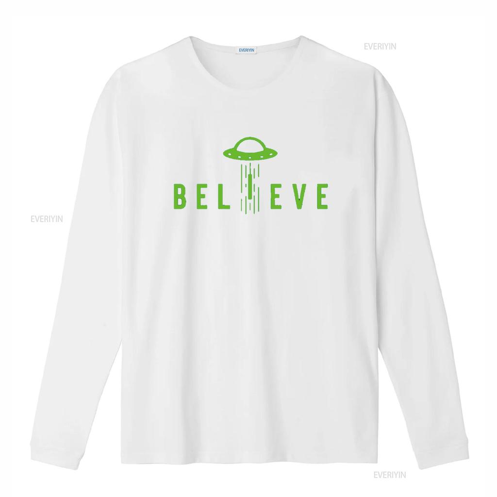 Alien Lover S Kids UFO Abduction Believe T Shirt Vintage Washed Streetwear Top For Everyday Wear Slightly Homme Soft