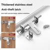 Diebstahlsichere Türschnalle Riegel Schwerlast Türschloss Schnalle Türriegel Falle Verschluss Schrank Fenster Tür