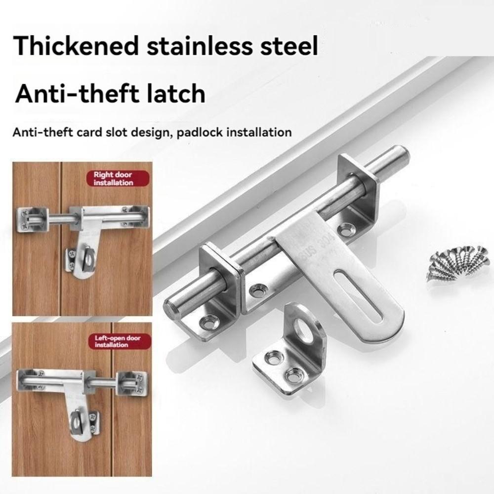 Diebstahlsichere Türschnalle Riegel Schwerlast Türschloss Schnalle Türriegel Falle Verschluss Schrank Fenster Tür