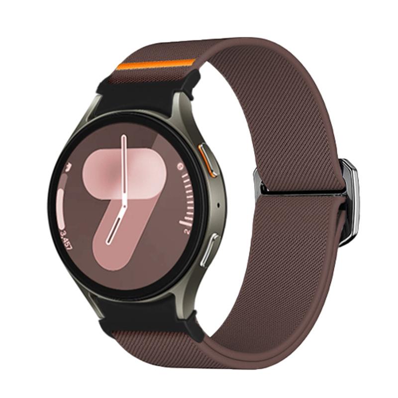 Band For Samsung Galaxy Watch 7 FE 5 Pro 4 6 Classic 44mm 40mm No Gaps Nylon Braided Sport Bracelet Correa Galaxy Watch 7 Strap