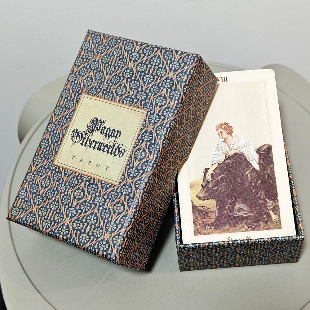 Pagan Otherworlds Tarot Deck 12*7cm in Stijve Doos – 84 Stuks Uniek Artistiek Ontwerp - Dubbel-reliëf Kaartpapier
