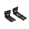 2pcs Adjustable Soundbar Wall Mount Brackets Speaker Wall Stand for Heavy Center Channel, 50KG Capacity Floating Rack