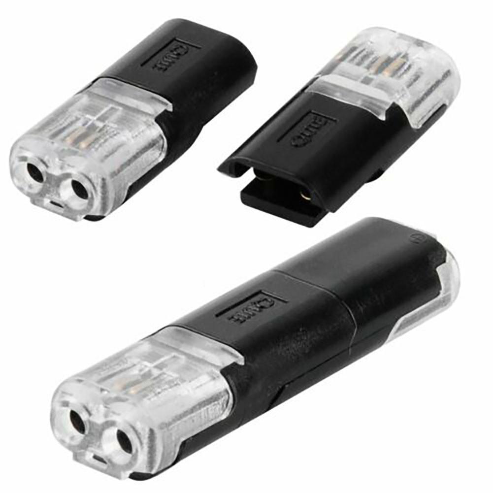 10Pcs Car Auto Wire Cable Plug Connectors Kit 2 Pin Way Terminal Clamp Waterproof