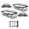 Shower Shelves Metal Space Saving Anti Deformation Wall Mounted Adhesive Shower Caddy for Bathroom Toilet