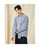 Binpolmen Melange Check Shirt Navy (Bc5164C31R)