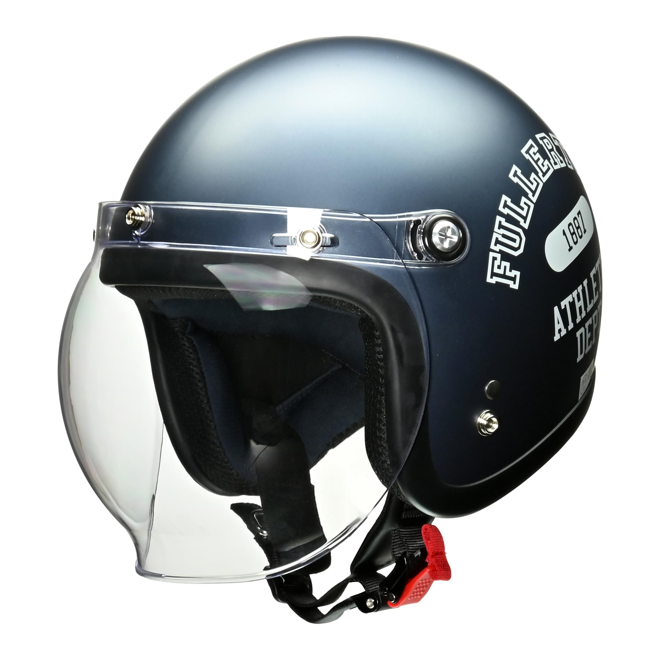 

LEAD Jet MOUSSE Motorcycle Matte Dark One Size Fits All Engines Helmet, Blue, (57-60cm)
