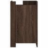 Sideboard in Brown Oak Look 45 x 35 x 75 cm Particleboard