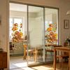 Anti-static Flower Koi Sticker Plastic Decorative Sticker  for Bathrooms Living Rooms and Bedrooms