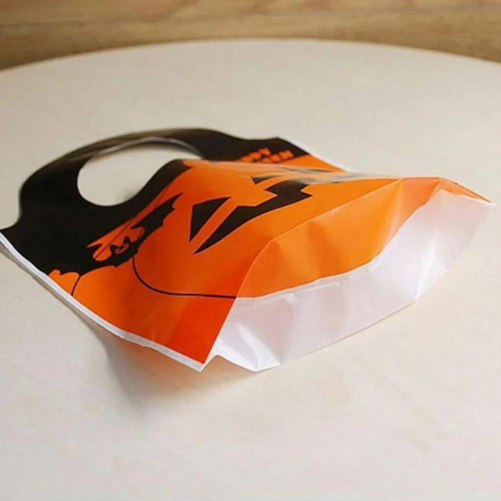 Halloween Portable Pumpkin Candy Bag  Vest Bag Packaging Bag Food Bag  Festival Party Gift Packaging Bag