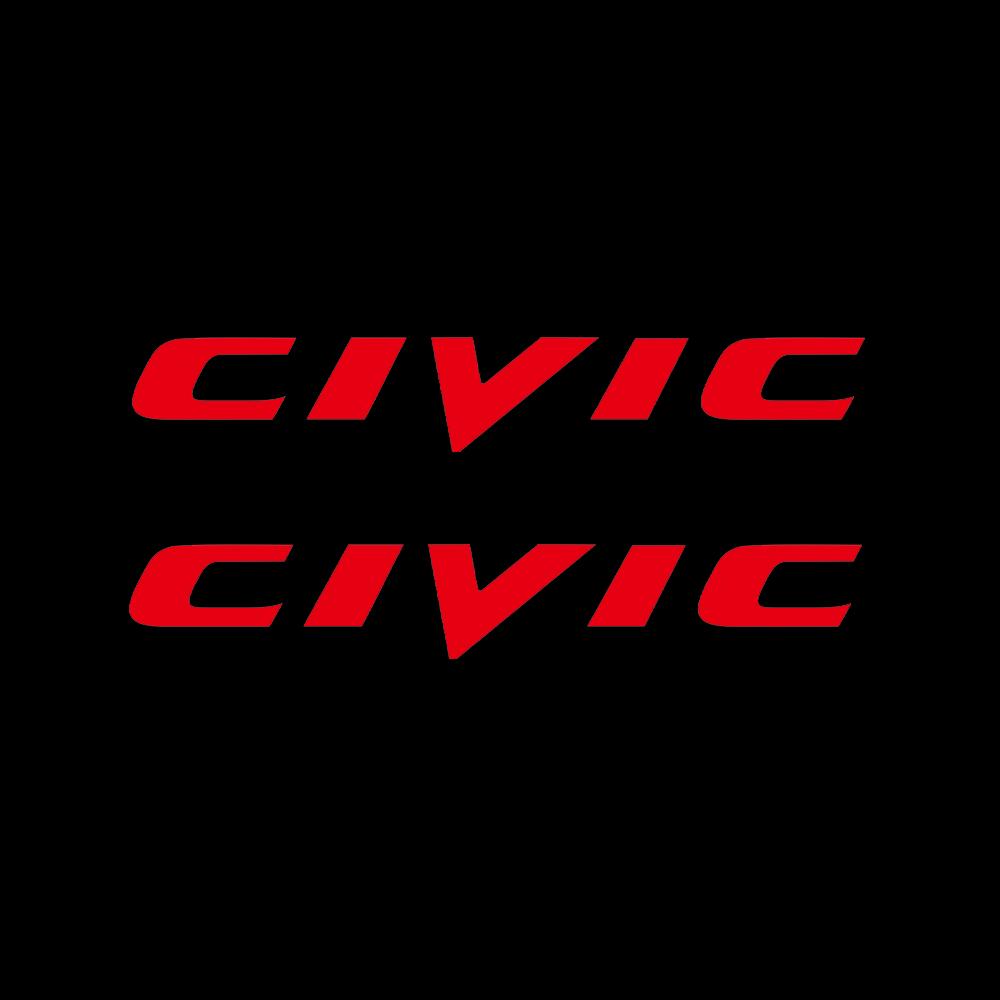 

2pcs PVC Car Body Stickers Rearview Mirror Body Wheel Decoration Accessories For Honda Civic Fit Accord City Jazz CR-V Odyssey