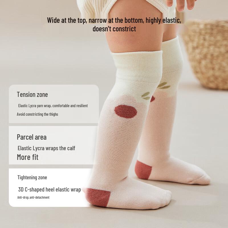 OUYUN Baby & Toddler Warm Over-the-Knee Cotton Socks