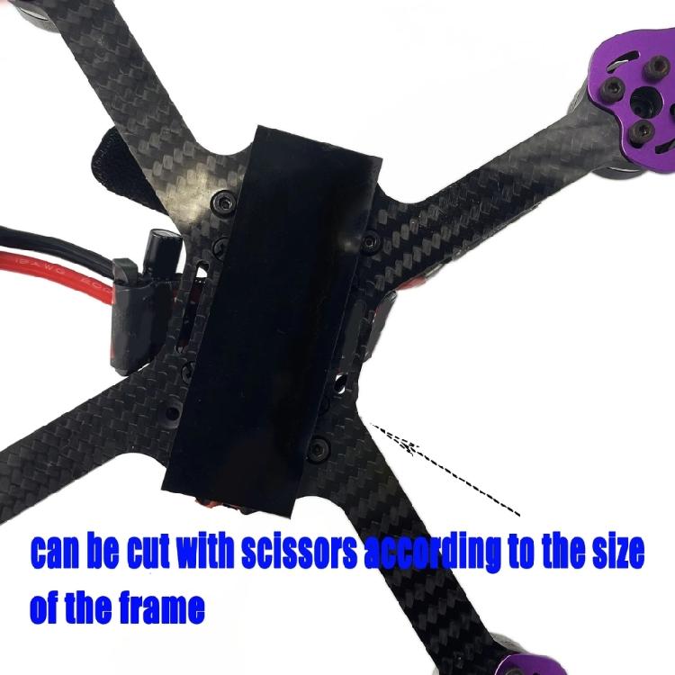 Silikon Anti-Rutsch Klebepad für Drohnen Akku 70x30x2mm für Hobbyisten und Profis