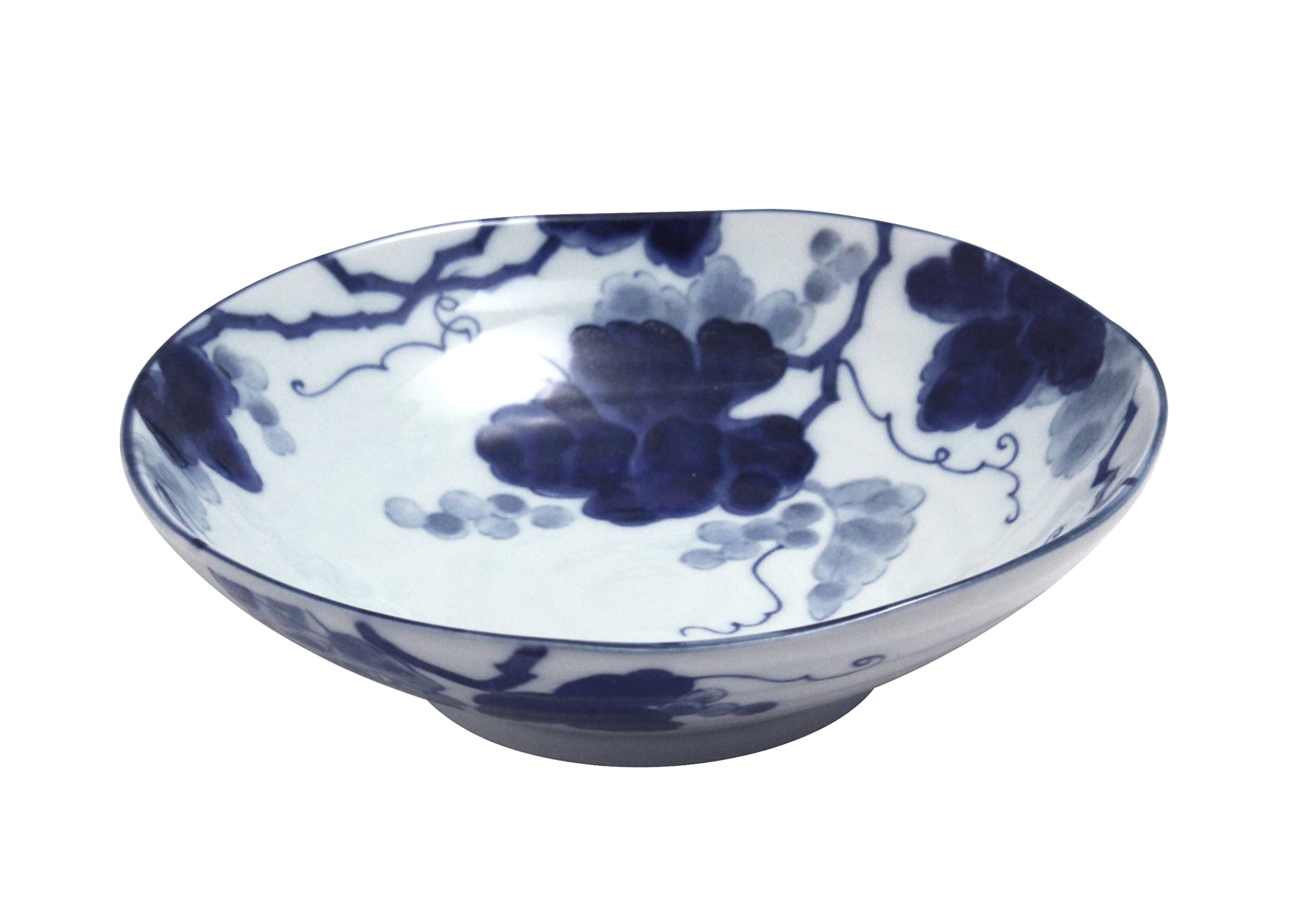 

Новая серия Kyoto Aizome Grape Rokuhei 55 Shallow Bowl 1 шт. Obanzaiya-san