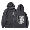 Attack On Titan Men's Hoodie Anime Hoodies Men and Women Streetwear Pullover Harajuku Shingeki No Kyojin Hoodies Sweatshirt
