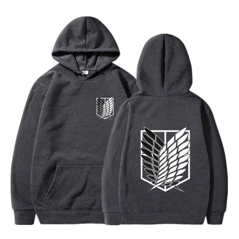Attack On Titan Men's Hoodie Anime Hoodies Men and Women Streetwear Pullover Harajuku Shingeki No Kyojin Hoodies Sweatshirt