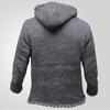 Men's Contrast Color Stitching Sweater Long Sleeve Hooded Sweater Sweatshirt