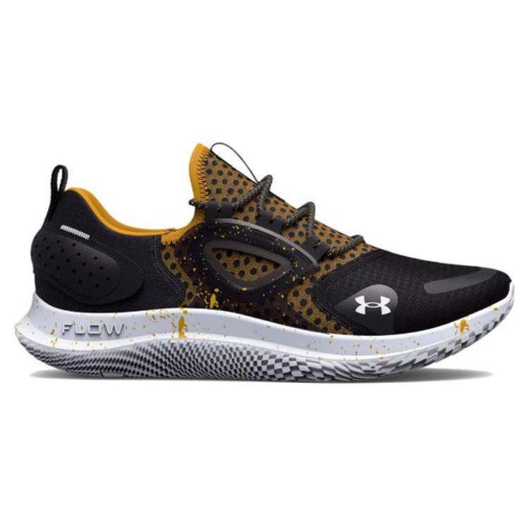 Under Armour Flow Velociti MVMNT Black Cruise Gold Women Sneakers 3024146-004