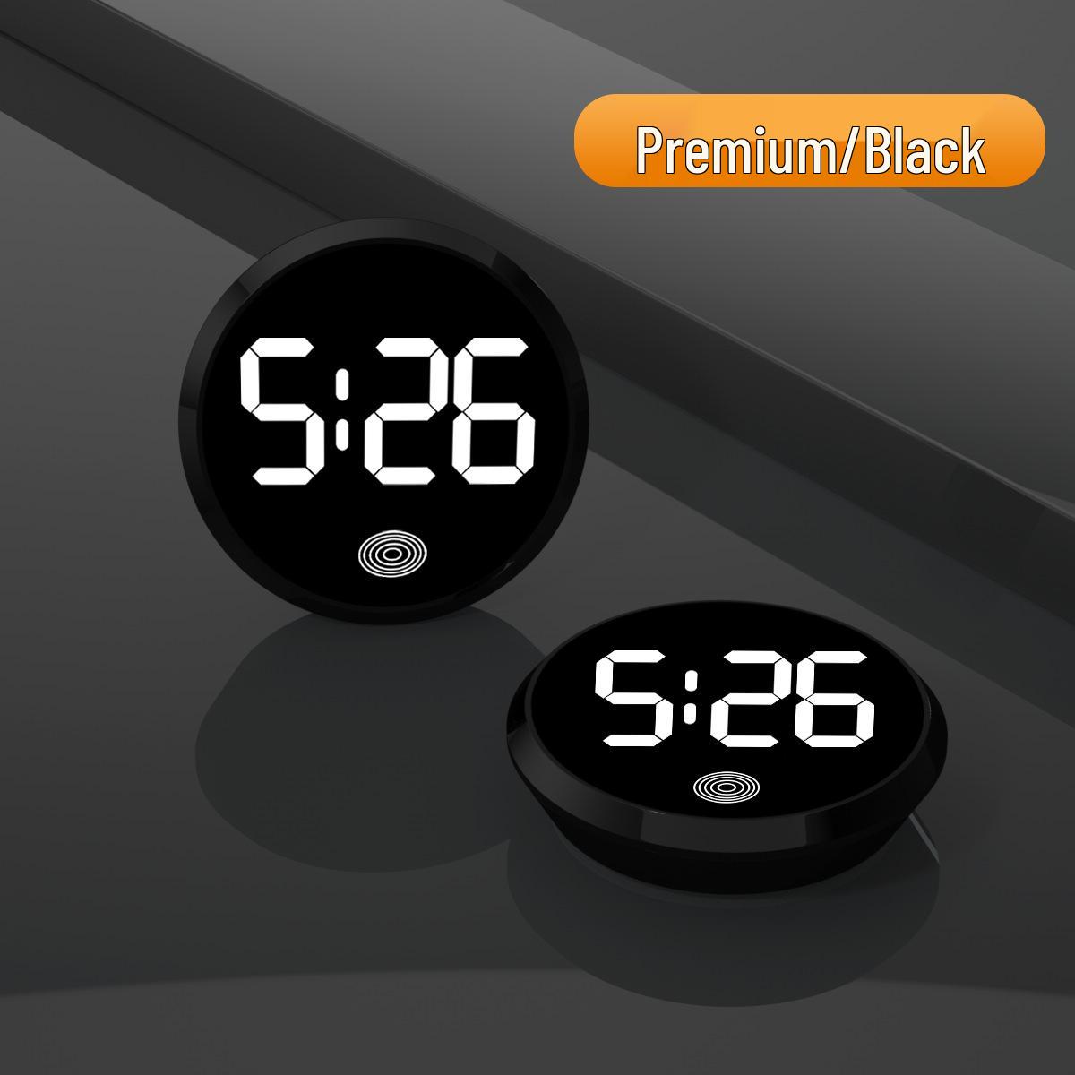 

Элегантные светящиеся электронные часы для салона автомобиля - Креативные сенсорные карманные часы Includes Double-sided Adhesive