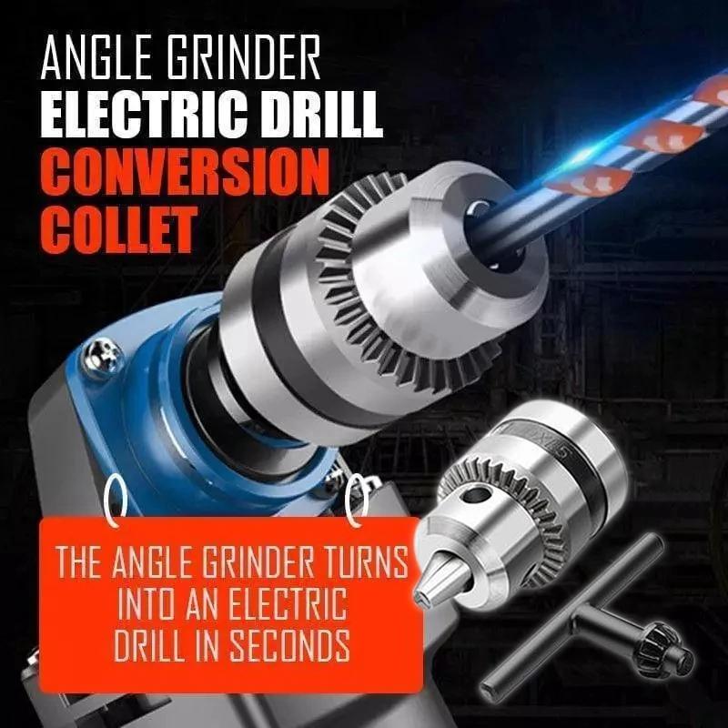 A84E-Angle Grinder Electric Drill Conversion Collets Conversion Head For Angle Grinder Woodworking Tool Accessories