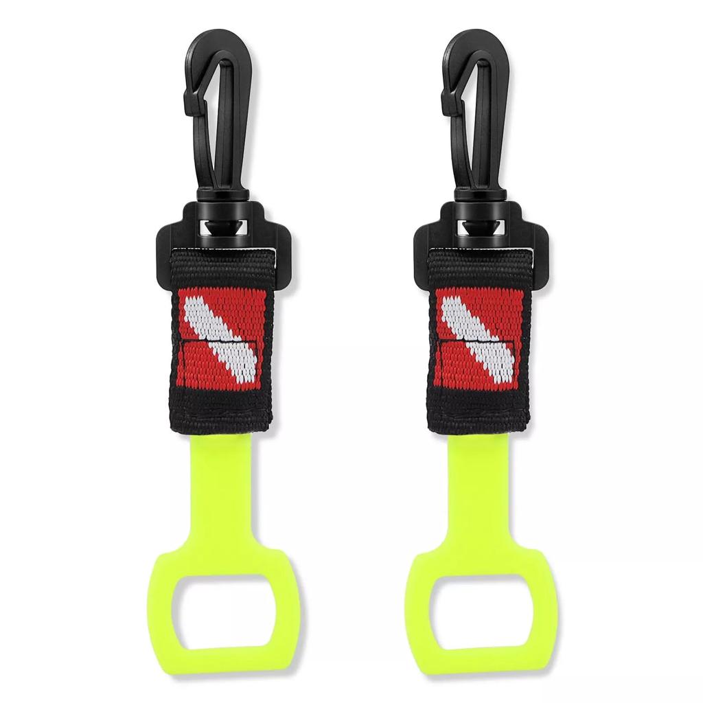 2 szt. Uchwyt na ustnik ośmiornicy do nurkowania Zabezpieczenie ustnika ośmiornicy ze sprężystym klipsem do regulatora 2. stopnia Łatwy w użyciu