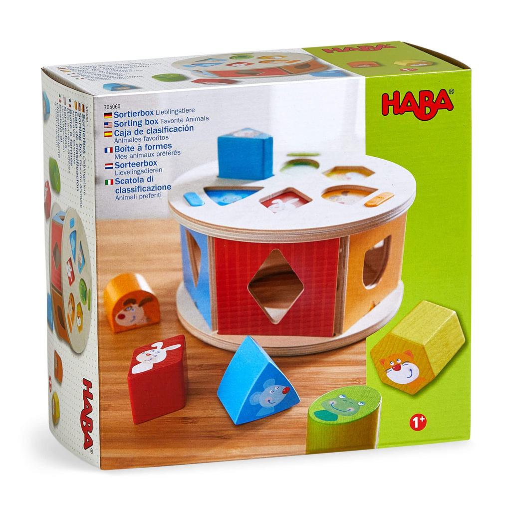 HABA Box Cute Animals HA305060 Shape-Fit -