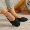 New Round Toe Flat Single Shoes for Women's Casual Slot-toe Lazy Shoes