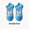 5 Pairs of Women's New Summer Thin Non Slip Breathable Shallow Mouth Invisible Short Boat Socks