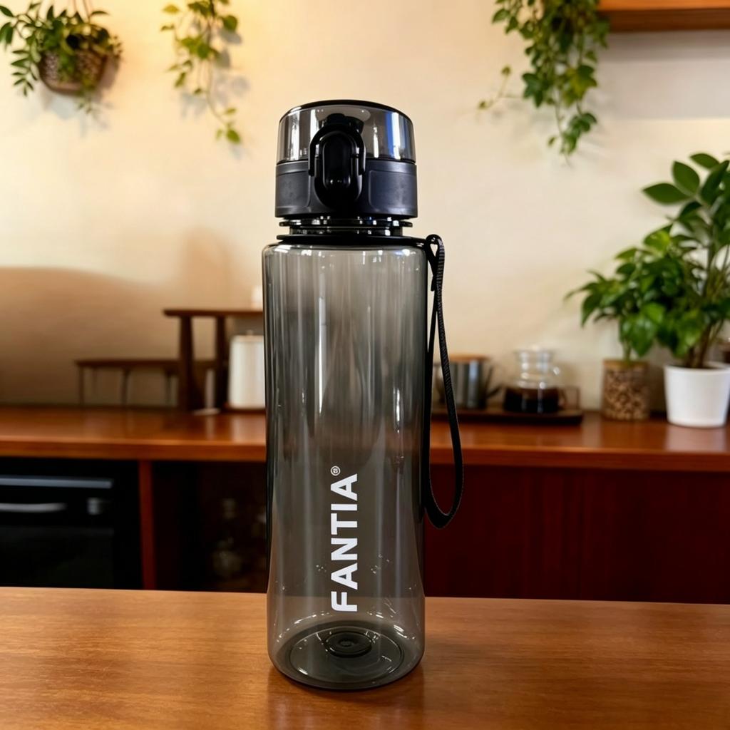 High-End Brand Transparent Water Cup, BPA-Free Leak-Proof Water Bottle, Large Capacity High Appearance Durable