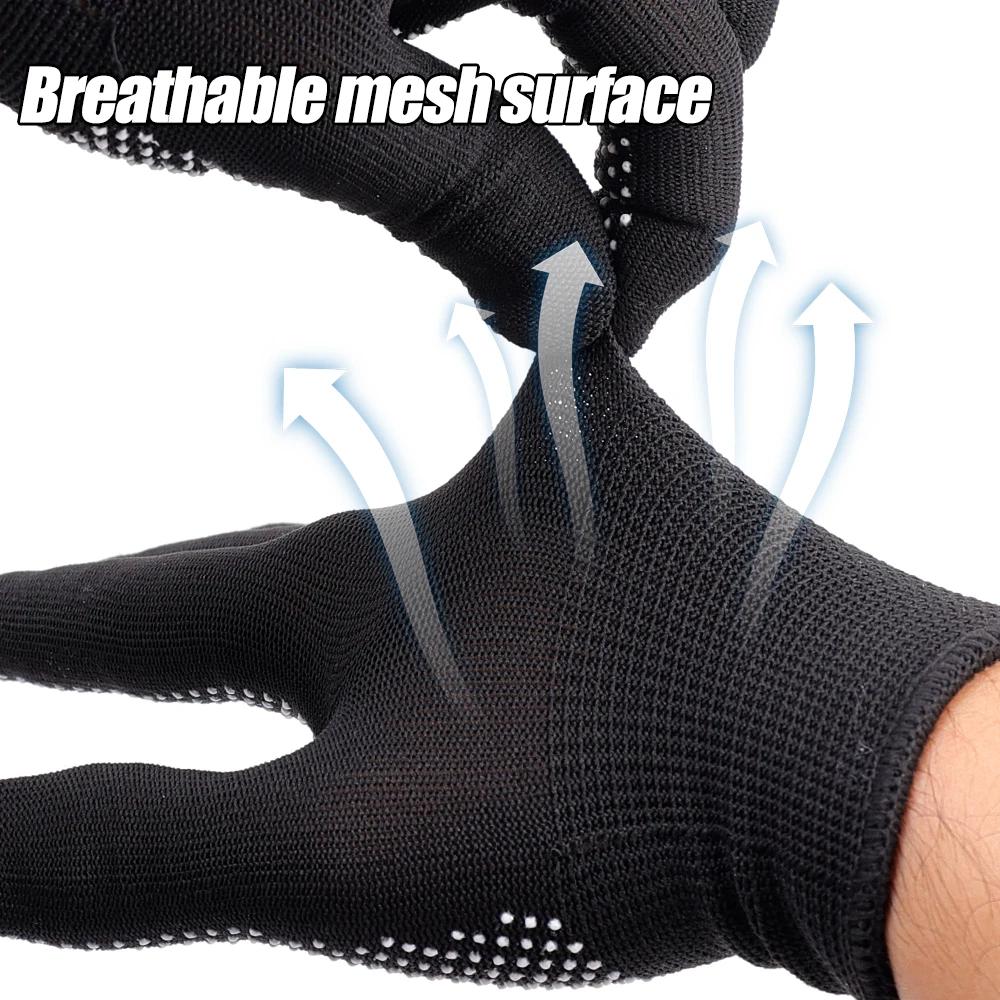 Non-slip Touch-Screen Nylon Gloves for Men Women In Summer Outdoor Cycling Work Fitness Breathable Non-slip Dispensing Gloves
