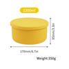 Silicone Compact Stackable Simple Round Lunch Boxes for Kids Camping Student