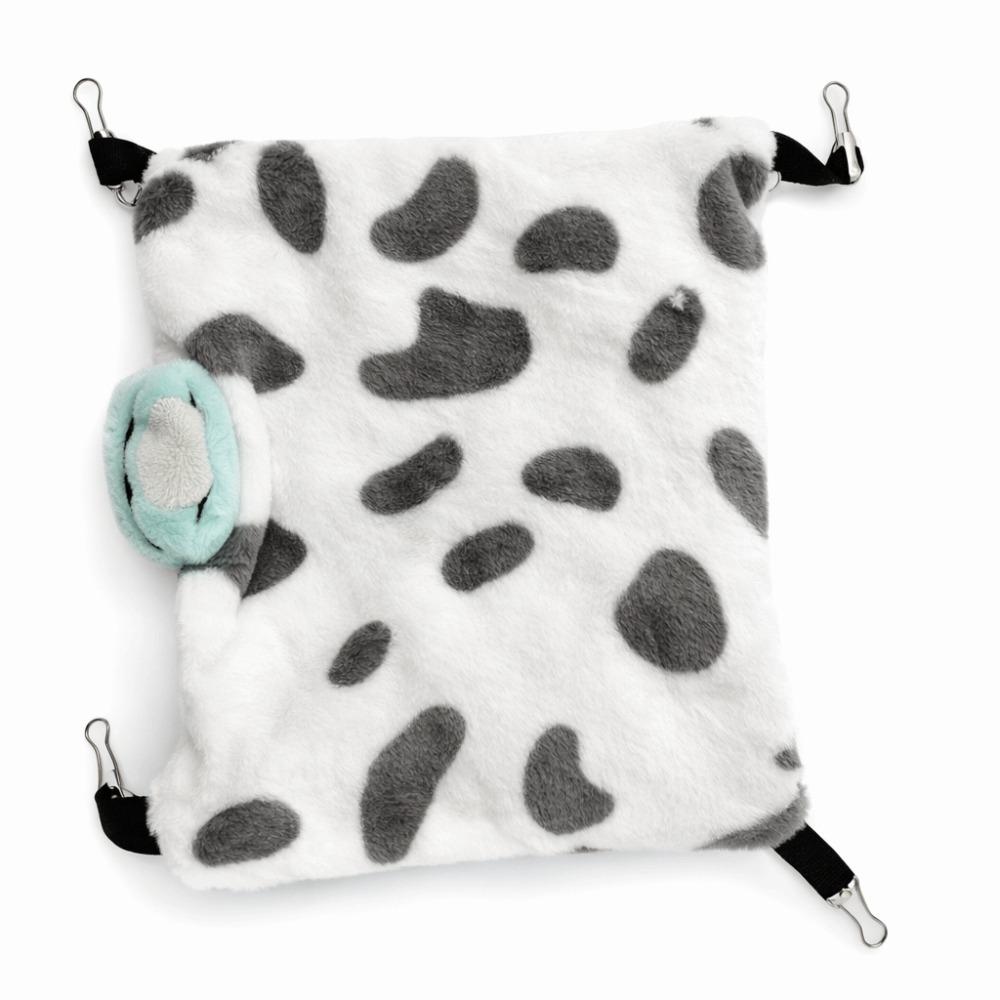 

Cute Double-layer Hamster Hammock Warm Washable Hamster Cotton Nest Breathable Hamster Habitat Pet Cage S чорний
