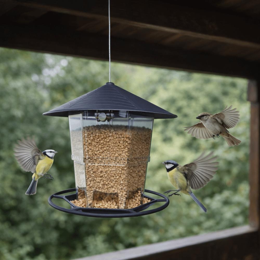 Bite Resistant Hanging Bird Feeder Waterproof Bird Food Dispenser  Outdoor Decoration