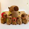 Capibara Series Capybara Plush Toy Cute Capybara Doll Throw Pillow Water Guinea Pig Doll Gift