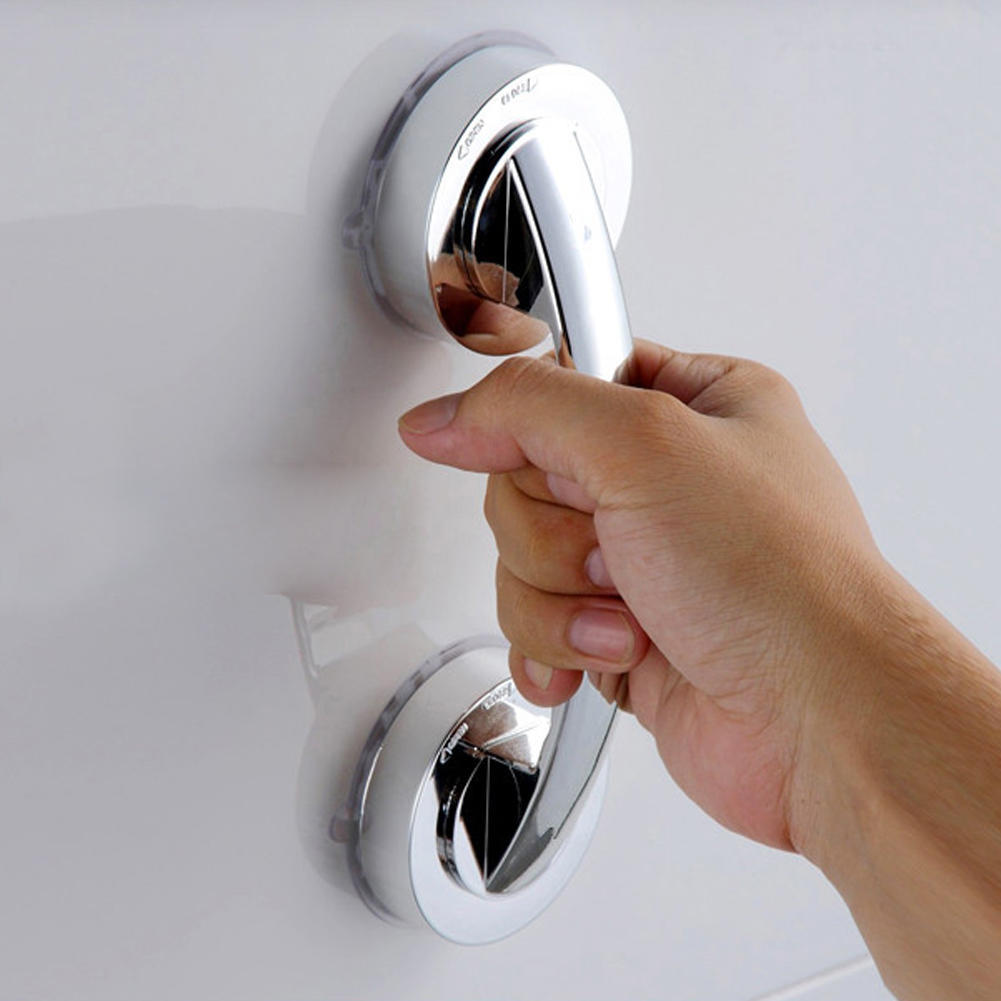 Closet Cupboard Door Handles with Suction Cup Inflexible Refrigerator Door Handrail Easy Installation for Bathroom Accessories