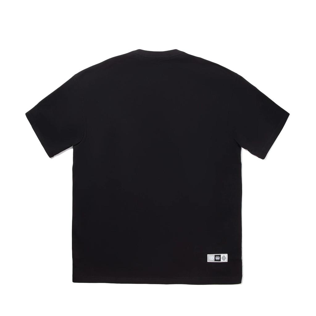 Li Ning Chinese Characters Round Neck Breathable Versatile Short Sleeve T-Shirt Unisex T-Shirts Black AHSV665-1