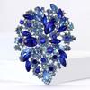 Crystal Glass Brooch for Women Rhinestone Pins Friends Party Gifts Banquet Jewellery Accessories