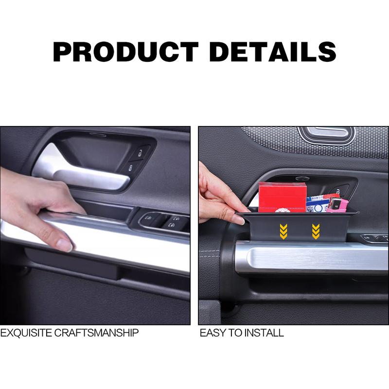 2X For Mercedes Benz EQB EQA W247 X247 H247 B GLB GLA Class 2020 - 2024 Car Door Storage Box Bag Handle Interior Accessories