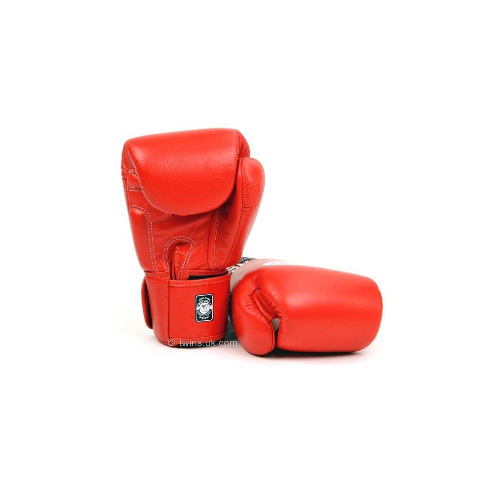 Twins Special Boxing Gloves Velcro 8 oz Red