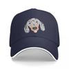 LOVE Blue Silver Dapple Dachshund Sausage Dog Baseball Cap Brand Man Cap Bobble Hat Ladies Men's