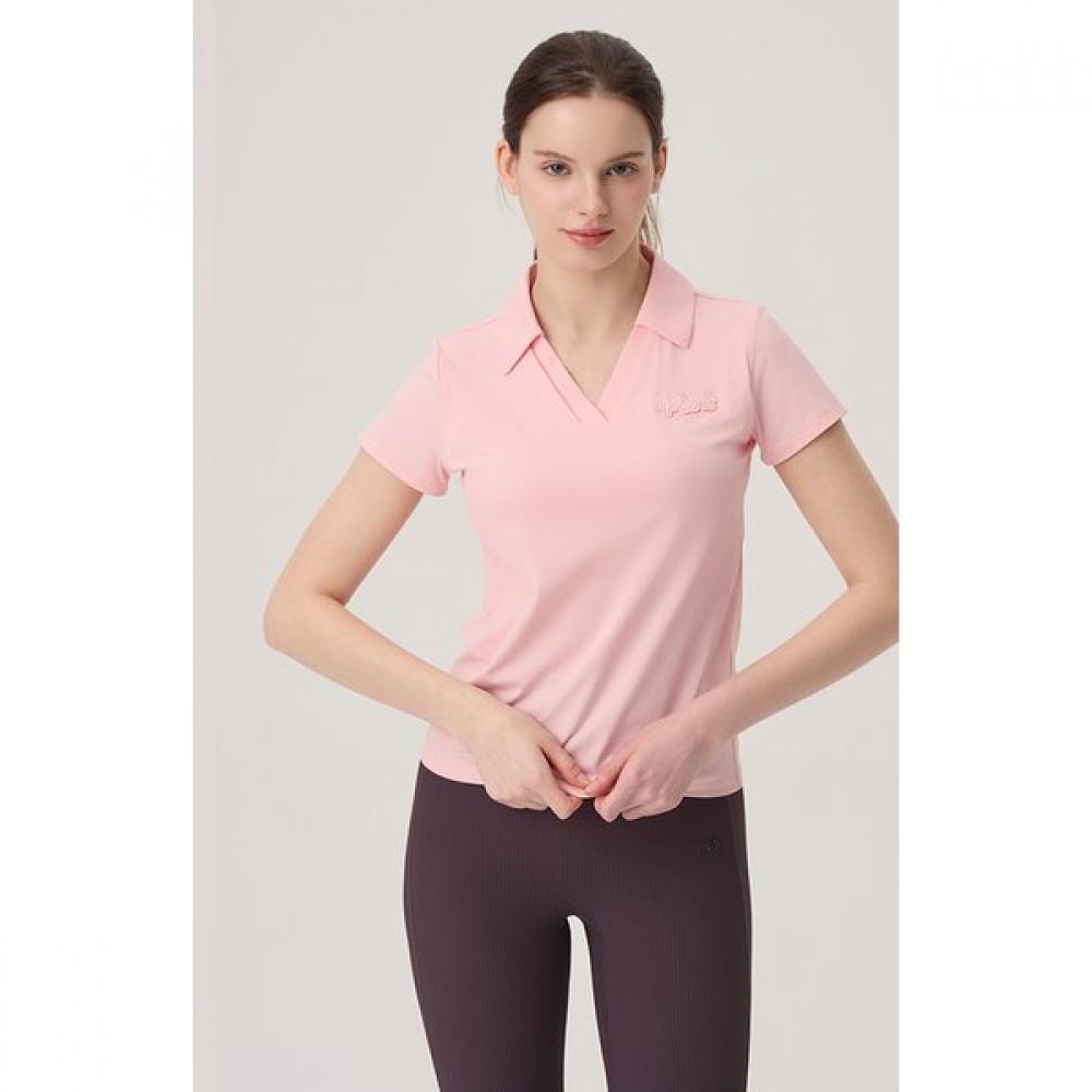 Huit High Soft Collar In Bra Short Sleeve Tee Htwts5j18t