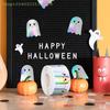 1/500pcs Halloween Ghost Stickers Roll Ghost Decorative Self-Adhesive Paper Decals For Halloween Party Floor Wall Stickers