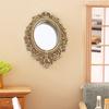 Decorative Miniature Mirror For Toy Doll House Antique Scene Display Accessory PVC Furniture Creative Layout Accessory