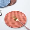 Silicone Honeycomb Heat Insulation Pad Heat Insulation Anti Slip Placemats Circular Waterproof Pad Kitchen Accessories