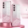 For Samsung Galaxy F55 5G/C55 5G/M55 5G Glitter Cell Phone Case Gradient Electroplated TPU Cover