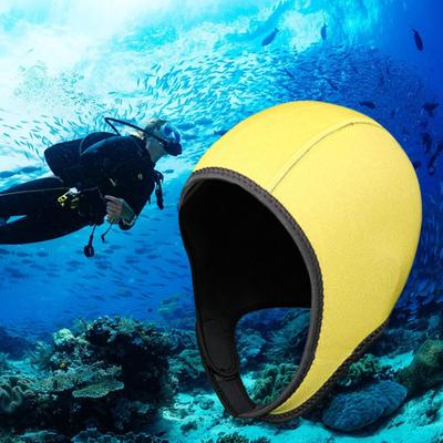 Boné de mergulho, capuz térmico de surf, chapéu de neoprene de 3 mm para adultos, canoagem,