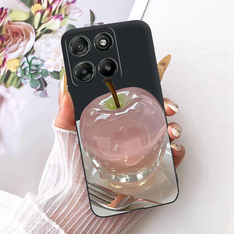 Cute Printing Phone Case For Motorola Moto G67 Power / G57 Power 5G Soft Black Silicone Cases For MOTO G67Power Covers Bumpers