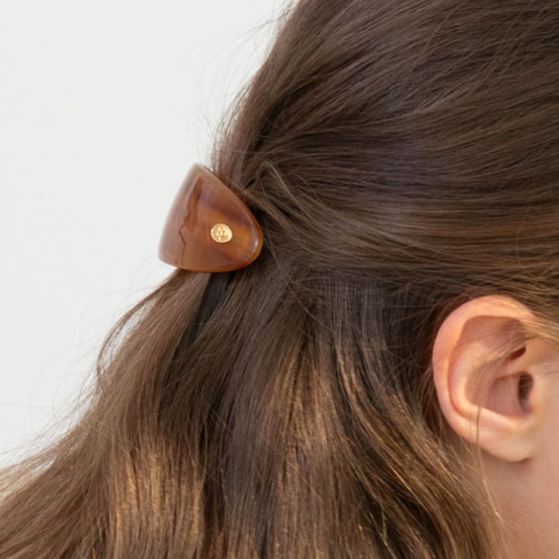 FANTASTIC PLANET ellipse marble hairclip (3colors)