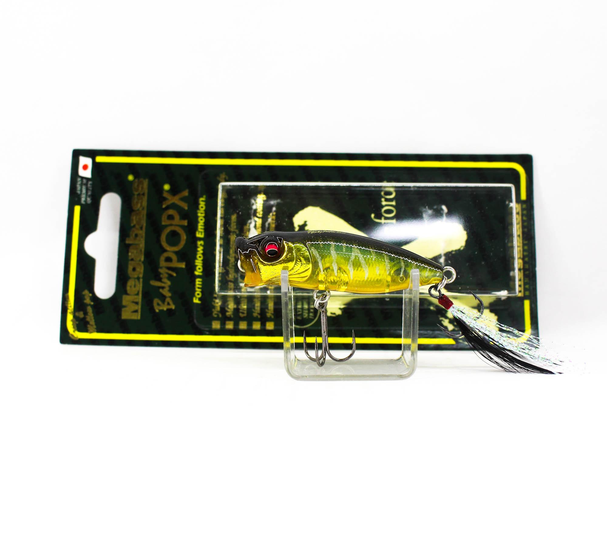 Megabass Pop X Baby 50 mm 3/16 oz Floating Lure Gin Tonic Tiger (1609)
