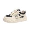 Little White Shoes Women's 2025 Spring New Internet Celebrity Explosion Thick-soled Heightening Board Shoes Soft-soled Sports and Leisure Single S